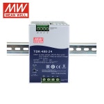 MEAN WELL TDR-480-24 48 산업용 Din 레일 전원 공급 장치, AC-DC 24V, PFC 포함 3 상 스위칭 : aramodeshop795