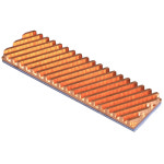 그래픽카드써멀패드 구리 방열판 M 2 SSD 2280 PCI E NVME NGFF M2 열 패드 컴퓨터 쿨러 PC 노트북 라디에이터 : 오버워터유통