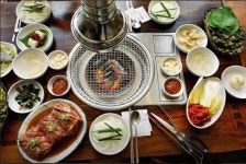 [명장한우] 숯불 돼지갈비 세트 이용권 3~4인세트 : vaimi