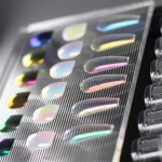 별글리터 6색 소관 Quick Dty 리퀴드 크롬 파우더 오로라 화이트 페인트 브러시 광택 닦기 전문 살롱 매니큐어 세트 : 핑크판다 6호점