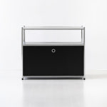 심플리 1x2 수납장 1문 BC602 770mmx400mmx640mm, 2단, 매트블랙 5902.1758 : 마켓비 공식스토어