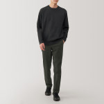 [무인양품] 남성 치노 안감 기모 슬림 팬츠 AE0XZA4A : 무인양품