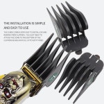 다기능 채칼 야채커터기 Wahl 범용 푸시 전단 블랙 전기 클리퍼 대형 제한 빗 G0310  32mm 51mm 3 개/세트 : 핑크판다 6호점