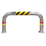 전기차 충전소용 볼라드 스텐 U자 76파이 H600xL600 u자형 앙카 : 신우안전