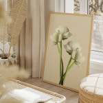 라넌큘러스 꽃그림 액자 북유럽 포스터 보테니컬아트 인테리어 플라워 액자 식물 그림 선물 : 쇼핑버디