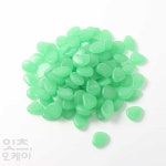 Itsok 데코 야광자갈 200p세트 그린 정원 야광 자갈 데코용 : 잇츠OK