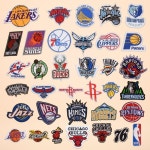 NBA 농구팀 엠블럼 와펜 자수 패치 농구 의류 장식 굿즈 : 홀오브페임