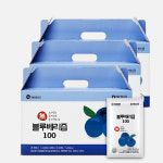 미쁨생활건강 무색소 무설탕 블루베리즙 30포, 3개 : 미쁨생활건강