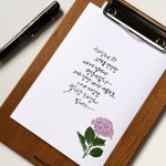 화원팩토리 배경엽서 꽃 캘리재료 그림엽서 캘리그라피 A : 화원팩토리