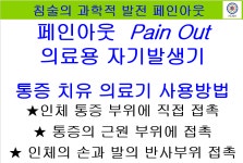 우리집 통증주치의 페인아웃 PAIN OUT 염증 완화 : 나봄코퍼레이션