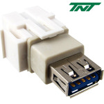 강원전자 TNT USB 3.0 A타입 FF 스냅인 멀티미디어 모듈 1개 낱개 NM-TNT46 : 한별네트워크