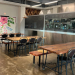 비엘 모던 와인바 술집 곡목 톤 디자인 철재의자 이자카야 카페 레스토랑 식당 인테리어체어 : 리빙 가구