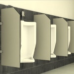 소변기가림막 남자화장실 분리 파티션 칸막이 가리개 공중 상가 학교 큐비클 : 황금알 상점