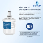 필터 DA29 팩 HAFCU1 RFG237AARS 00003F 냉장고 호환 00003B 교체 00003G 5 삼성제품 아쿠아 정수 1 플러스 : 파워로지스