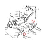 DNA모터스 UHR125 머플러커버 1-1,1-10 14791H2D400H000 : 네모의 바이크부품