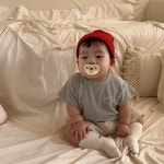 오늘출발 미니로브베베 버니골지티 여름 아기반팔티 유아 : 지오브젯