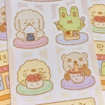 몽질다글 편의점에서 먹자 씰스티커 음식 푸드 : 몽질다글