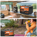 태양광 연결 1800W 캠핑 난방 가전 저장 휴대용 열 장치 발전소 2520WH B 에너지 발전기 LIFEPO4 : 오션즈글로벌