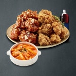 (자담치킨) 반반순살치킨+매콤로제떡볶이+콜라1.25L : 스마트콘