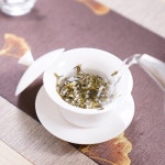 정산당 락견화 특급 쟈스민 녹차 50g 틴케이스 : 정산당