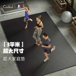 피트니스 매트 필라테스 요가 홈짐 댄스 플로어 학원 7mm  블랙 160x140cm : 베터직구몰