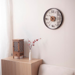 바나나큰유리나무벽시계 월궁안채41 : 바나나공방