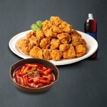 (자담치킨) 순살치킨+조아떡볶이+콜라1.25L : 스마트콘