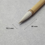 보명필방 홍채색필 7호 민화용 동야화용 양모 짧은 채색붓 불화재료 동양화재료 : 보명필방