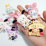 H0197 빅사이즈 캐릭터 카드 매직쇼 6종 데코덴 파츠 탑꾸 폰꾸 재료 : 반달이네집