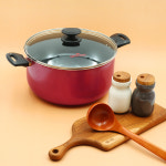 퀸센스 IH 인덕션 겸용 세라믹 다용도 깊은 곰솥 찌개 국 큰 냄비 28cm : 맘스키친