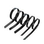 304 스테인레스 끈 케이블타이 와이어 밴드 줄 4.8MM x 100MM 팩 당 100 개 : 무브투코리아