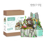 별별탐구생활 오르골 DIY 팬더하우스 뮤직박스 키트 미니어쳐 선물 : 별별탐구생활