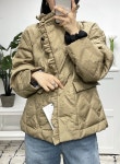 가니 러플 빅카라 퀼팅 립스탑 자켓 PETRIFIED OAK F7694 : 런던모드