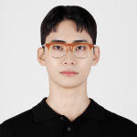 마노모스 그래비티 GRAVITY 하금테 원형 블루라이트차단 빅사이즈 오버사이즈 안경 안경테 : 마노모스안경  건대본점