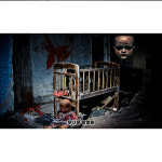 H5150 할로윈 현수막 / 공포 할로윈데이 현수막 호러 귀신의집 포토존 용품 1회 수정 가로형 소 : 파티붕붕