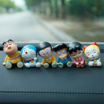 도라에몽 피규어 어깨쿵 6종 세트 도라미 진구 이슬이 퉁퉁이 비실이 : MoaNeo