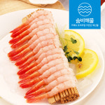 단새우 20미 손질 급랭 새우회 초밥용 : 숨비해물