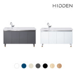 히든바스 심플 1200 하부장 언더볼형 도기매립형 화장실 수납장 욕실장 히든화이트 : 모두바스