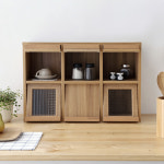 필몬 미니수납장 6문 NFM4262H 가로형 620x235x420mm, 2단, 캄포어베니어 4767.5345 : 마켓비 공식스토어