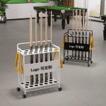 당구큐 꽂이 당구장 홀더 골프재 지팡이 매장 진열 모델A블랙대형61홀 : 림킴구매대행