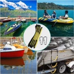 요트 접이식사다리 선박 페달 갑판 발판 승선계단 3단사다리+후크2개 : 포지티브플러스샵