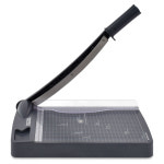 현대오피스 작두형 재단기 HANDY CUTTER-340 20매재단 안전투명누름판 반달형칼날 : 페이퍼프랜드 현대오피스