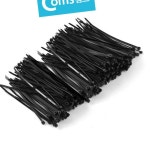 1000개 15cm 검정색 케이블타이 중형 전선 타이 케이블타이 : 예스이하우스
