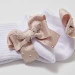 가을온 큐빅리본양말 여성골프양말 : 핑크팡의 마켓