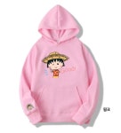 마루코는 아홉살 애니메이션 만화 특양면 후드티 티셔츠 A0599 : 티퍼블릭16