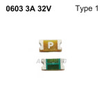Aocarmo 10 개/몫 F9700 0467003 3AMP 32V 467 블로운 일회용 퓨즈 0603 3A 32V 실크 : 원스텝컴퍼니
