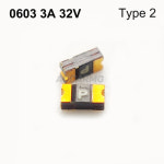 Aocarmo 10 개/몫 F9700 0467003 3AMP 32V 467 블로운 일회용 퓨즈 0603 3A 32V 실크 : 원스텝컴퍼니