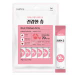 조이펫 건강한츄 닭가슴살&게살 6개입 고양이 짜먹는 간식 : 꿈펫