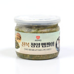셰프애찬 전복맵짤이 청양고추 땡초장 양념장 장아찌 다대기 다진고추 250g : 셰프애찬