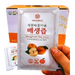 [성환 배꽃마을 ] 배생즙 110ml / 50포 /건강즙/ 착즙/100%원액 : 성환배꽃마을